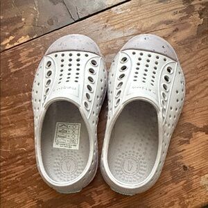 Native Kids White/Cream Jefferson Slip-On Shoes